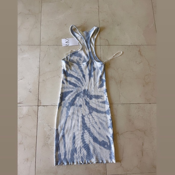 Zara Tie Dye Mini Dress - Picture 4 of 13